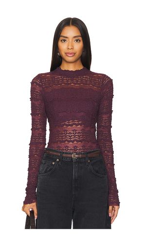 X Intimately FP Angelina Bodysuit in Wine. - size L (also in M, S, XL, XS) - Free People - Modalova