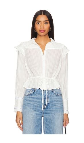 Solid Daybreak Blouse in White. - size L (also in M, S, XL, XS) - Free People - Modalova