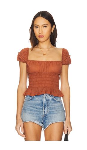 Sweet On You Crop in Brown. - size L (also in M, S, XS) - Free People - Modalova