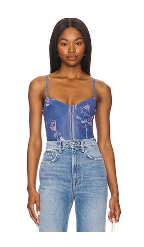 X Intimately FP Printed Night Rhythm Bodysuit in Blue. - size L (also in M, S, XL, XS) - Free People - Modalova