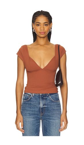 X Intimately FP Duo Corset Cami in Brick. - size L (also in M, S, XL) - Free People - Modalova