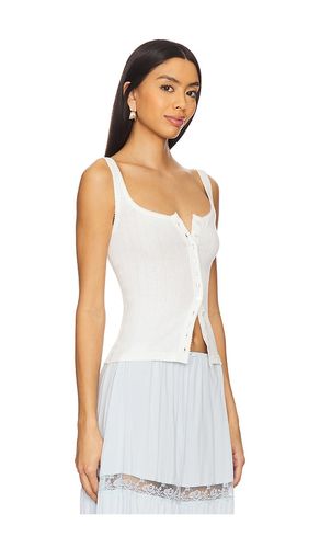 End Game Pointelle Tank in White. - size S (also in XL) - Free People - Modalova