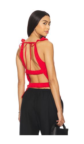 Kaylor Backless Top in Red. - size L (also in M, S, XL, XS) - Free People - Modalova