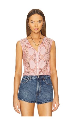 Jae Knit Top in Blush. - size L (also in M, XL, XS) - Free People - Modalova