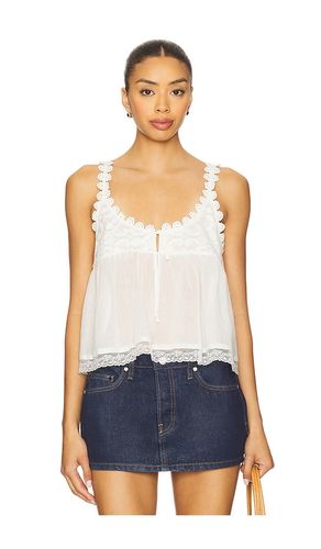 Stevie Lace Tank in Ivory. - size L (also in M, S, XL) - Free People - Modalova