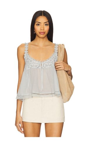Stevie Lace Tank in Light Grey. - size L (also in M, S, XL, XS) - Free People - Modalova