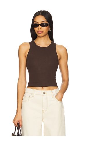 Fresh In Love Tank in Chocolate. - size L (also in M, S, XL, XS) - Free People - Modalova