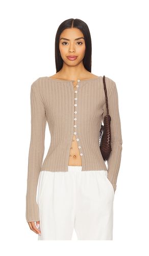 Tilly Long Sleeve Top in Taupe. - size L (also in M, S, XL, XS) - Free People - Modalova