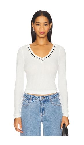 Only You Long Sleeve in Ivory. - size L (also in M, S, XL, XS) - Free People - Modalova