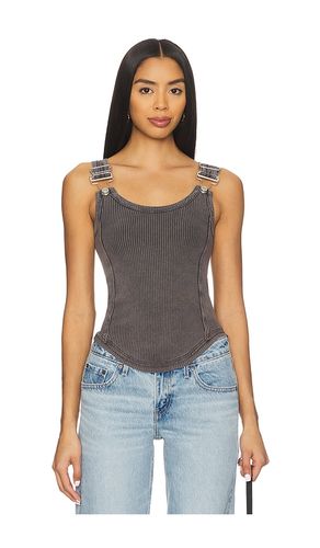 X We The Free Jamie Buckle Tank In in Grey. - size L (also in M, S, XL, XS) - Free People - Modalova