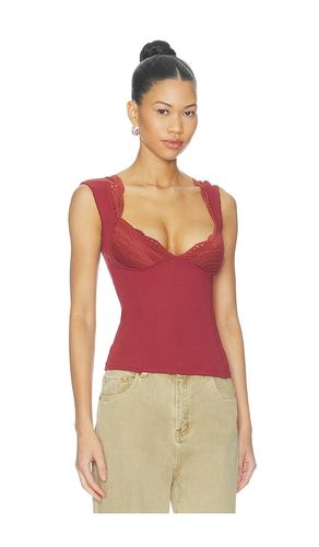 Blush Hour Tee in Red. - size L (also in M, S, XL) - Free People - Modalova