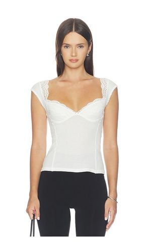 Blush Hour Tee in Ivory. - size L (also in M) - Free People - Modalova
