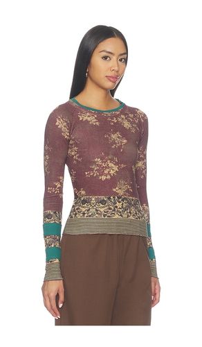 X We The Free Easy Does It Printed Tee in Purple. - size S (also in M) - Free People - Modalova