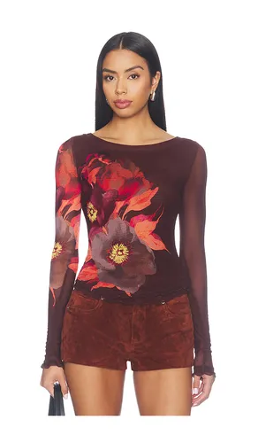Lilly Printed Long Sleeve Tee in . Size L. Also in M, S, XS - Free People - Modalova