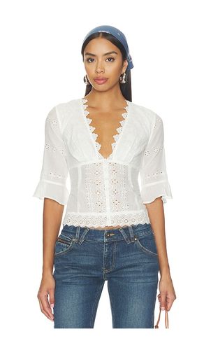 Salone Eyelet Top in Ivory. - size M (also in XL) - Free People - Modalova