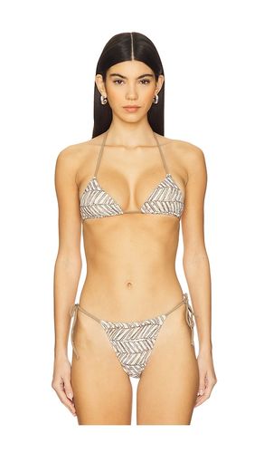 X REVOLVE x free-est Printed Michelle Triangle Top in Brown. - size M (also in S) - Free People - Modalova