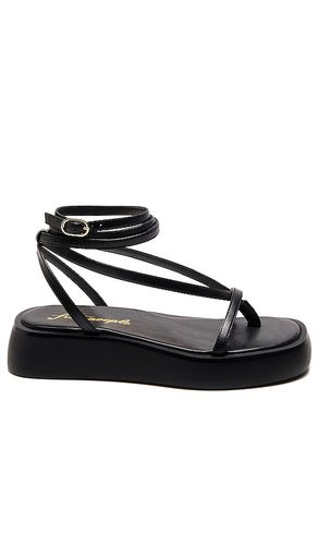 Sandalia cruzada con plataforma winnie en color talla 10 en - Black. Talla 10 (también en 11, 6.5, 7) - Free People - Modalova