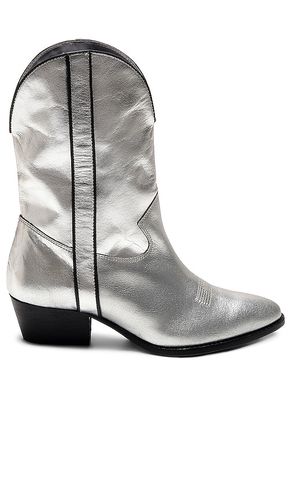 Bota boderline western en color plateado metálico talla 36 en - Metallic Silver. Talla 36 (también en 36.5 - Free People - Modalova