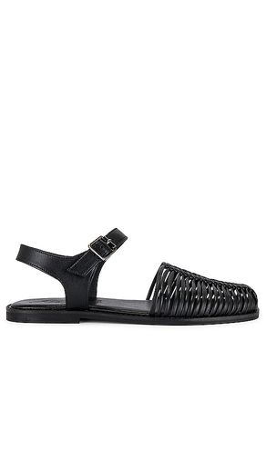 Zapato plano frankie fisher en color negro talla 10 en - Black. Talla 10 (también en 6, 7, 7.5, 8, 8.5, 9, 9.5) - Free People - Modalova