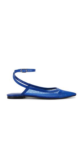 Sheer Glitter Jules Flat in Blue. - size 10 (also in 11, 6, 6.5, 7, 7.5, 8, 8.5, 9, 9.5) - Free People - Modalova