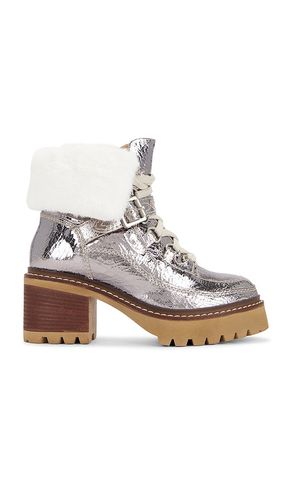 Jasper Hiker Ankle Boot in Metallic Silver. - size 10 (also in 11, 6.5, 7, 7.5, 8, 8.5, 9, 9.5) - Free People - Modalova