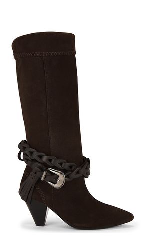 Bridget Belt Slouch Boot in Chocolate. - size 10 (also in 6, 6.5, 7, 7.5, 8, 8.5, 9, 9.5) - Free People - Modalova