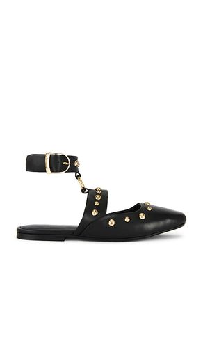Camille Mystic O-ring Flat in Black. - size 10 (also in 6, 6.5, 7, 7.5, 8, 8.5, 9, 9.5) - Free People - Modalova