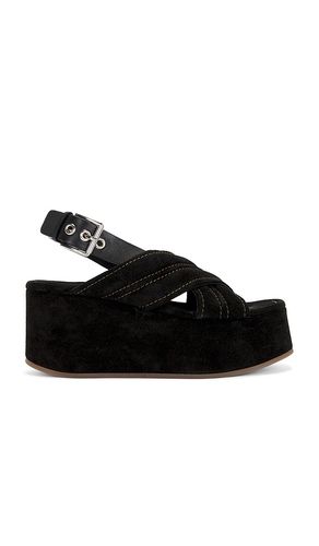 Beach Party Platform Sandal in Black. - size 6.5 (also in 7, 7.5, 8, 8.5, 9, 10, 11) - Free People - Modalova