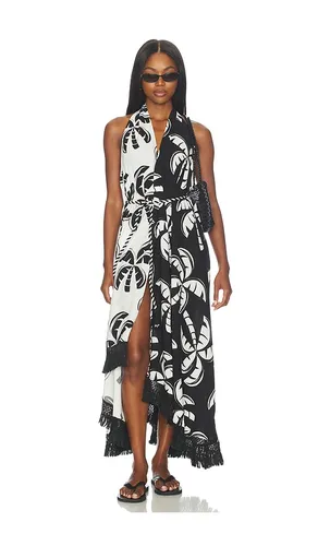 Graphic Palms Dress in ,. Size L. Also in M - FARM Rio - Modalova