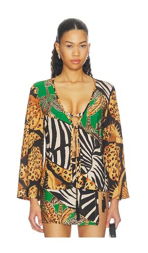 OFFENE BLUSE OPEN FRONT BLOUSE in . Größe L. Also in M, S, XS - FARM Rio - Modalova