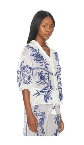 Blouse Top in ,Blue. - size L (also in M) - FARM Rio - Modalova
