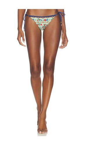 Tie Side Side Bikini Bottom in Navy,Sage. - size L (also in XL) - FARM Rio - Modalova