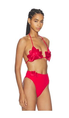 Placed Bikini Top in Red. - size M (also in S) - FARM Rio - Modalova