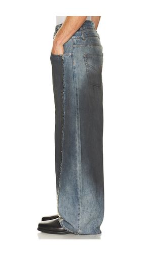 Double Waist Gradient Indigo Denim Trousers in . Taglia M. Also in L, S, XL/1X - Feng Chen Wang - Modalova