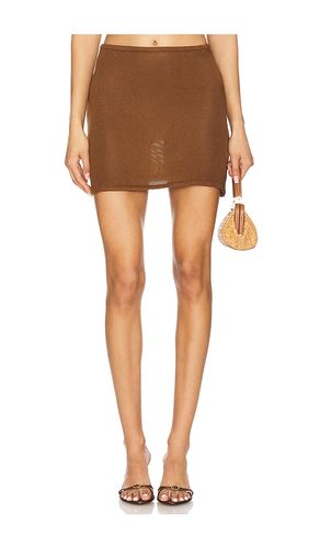 Jayla Skirt in Brown. - size L (also in M, S) - Flook The Label - Modalova