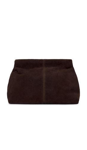 Flattered Clay Clutch in Chocolate - Flattered - Modalova