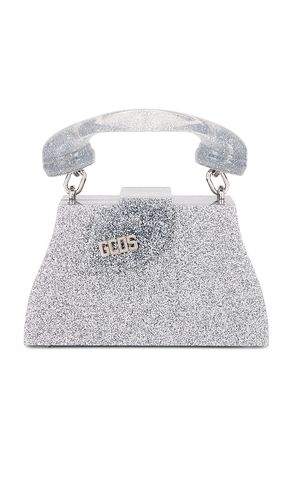 Call Me Glitter Baby Bag in Metallic - GCDS - Modalova