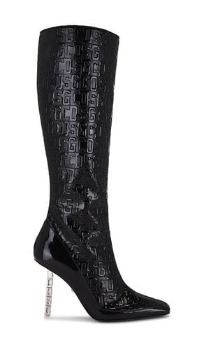 Patent Monogram Logo Chain Boots in . - size 36 (also in 37, 38, 39, 40) - GCDS - Modalova