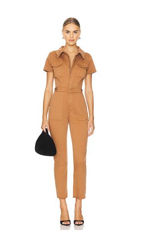 Utility Fit For Success Jumpsuit in Tan. - size 1X (also in 3X, 5X, L, M, S) - Good American - Modalova