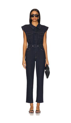 Trucker Jumpsuit in Blue. - size L (also in M, S, XS, XXXL/3X, XXXXL/4X) - Good American - Modalova