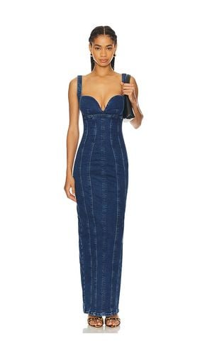 Corset Long Dress in Blue. - size M (also in S, XS) - Good American - Modalova