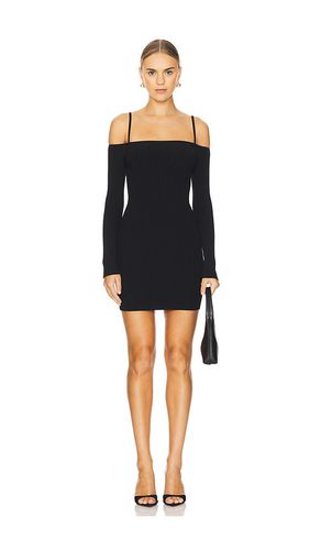 Virgo Off Shoulder Mini Dress in Black. - size L (also in M, S, XL/1X, XS, XXXL/3X, XXXXL/4X) - Good American - Modalova