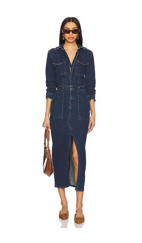 Fit For Success Long Sleeve Midi Dress in Blue. - size 2X (also in 5X, M, XS) - Good American - Modalova
