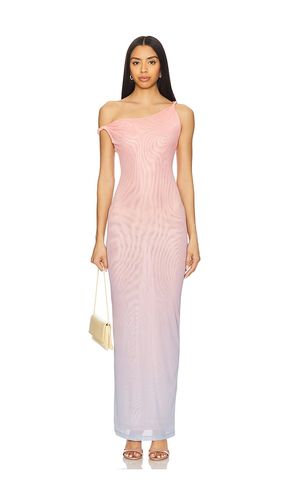 Mesh Twist Maxi Dress in Blush. - size L (also in M, S, XL/1X, XS, XXL/2X) - Good American - Modalova