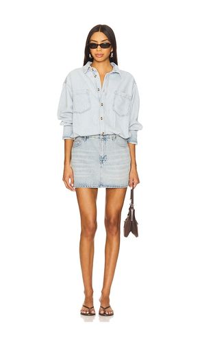 Denim Shirt Dress in Blue. - size M (also in XXXXL/4X) - Good American - Modalova