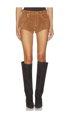 The Better Than Suede Micro Short in Brown. - size 10 (also in 4, 6) - Good American - Modalova