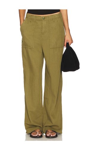 Lite Linen Jeans in Olive. - size 0 (also in 00, 10, 12, 2, 20, 22, 24, 4, 6, 8) - Good American - Modalova