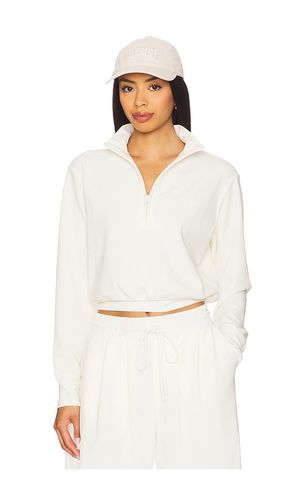 Air Soft Scuba Half Zip Sweatshirt in White. - size L (also in M, S, XS, XXL/2X) - Good American - Modalova
