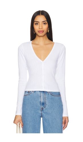 Cotton Pointelle Cardigan in White. - size 2X (also in 3X, 4X, 5X, L, M, S) - Good American - Modalova