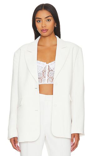 Suiting Boyfriend Blazer in Ivory. - size 00/0 (also in 1/2, 3/4, 5/6, 7/8) - Good American - Modalova